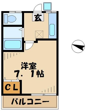 アースパックス1号棟の物件間取画像